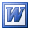 Microsoft Word Icon.