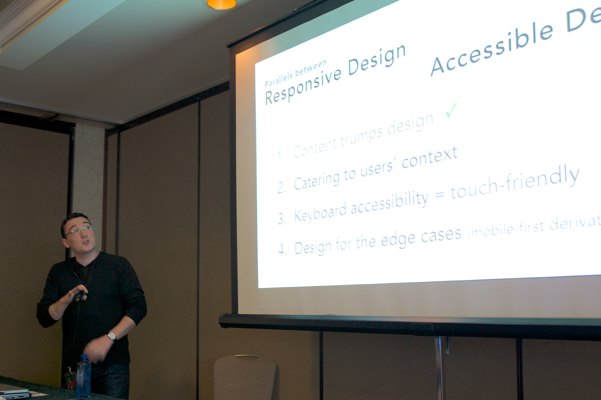 George Zamfir presenting